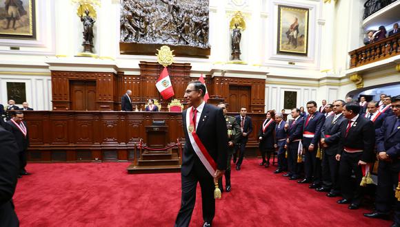 Presidente Martín Vizcarra anunció referéndum sobre reelección de congresistas (Foto: Presidencia)