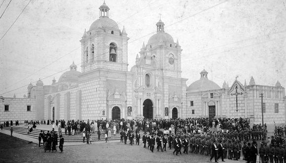 Fachada de la Catedral de Trujillo. Foto: GEC Archivo Histórico