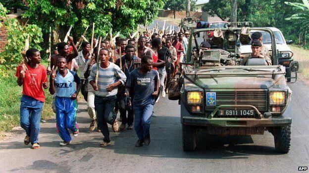 French forces in Rwanda were accused of not doing enough to stop the killing.  (AFP).