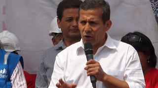 Ollanta Humala aprovechó el Día del Campesino para ratificar su apoyo a la pequeña agricultura