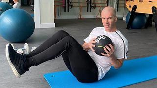 Zinedine Zidane y su ardua rutina de ejercicios en plena cuarentena | VIDEO