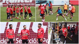 Selección peruana entrenó con buen ánimo en la Videna