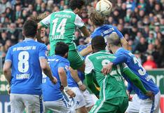 Con gol de Claudio Pizarro, Werder Bremen empató con el Darmstadt 98 en la Bundesliga