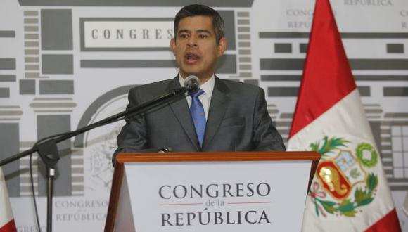 Congresistas señalaron que hubo un apresuramiento por parte de Luis Galarreta al haber enviado el oficio antes de reunirse con los voceros de las bancadas. (Foto: El Comercio)
