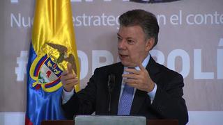 FARC será aliada contra el narcotráfico, afirma Santos [VIDEO]
