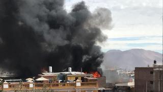 Incendio en Arequipa: magnitud de la emergencia que afecta galería Mi Perú [FOTOS]