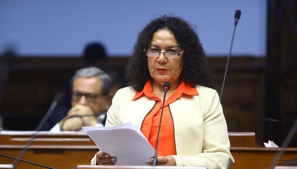 María Acuña propone que jueces paguen por detenciones irregulares. (Foto: Congreso)