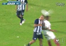 Alianza Lima vs Universitario: Brutal choque de cabezas (VIDEO)