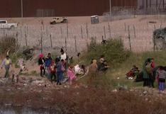 Frontera México-EEUU: migrantes quedan varados en el río Bravo y sufren por las bajas temperaturas 