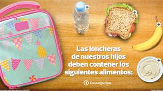 De vuelta a clases: ¿qué alimentos deben estar en la lonchera?