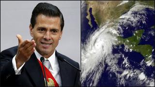 Peña Nieto dice que "fe del pueblo" evitó desastre por Patricia