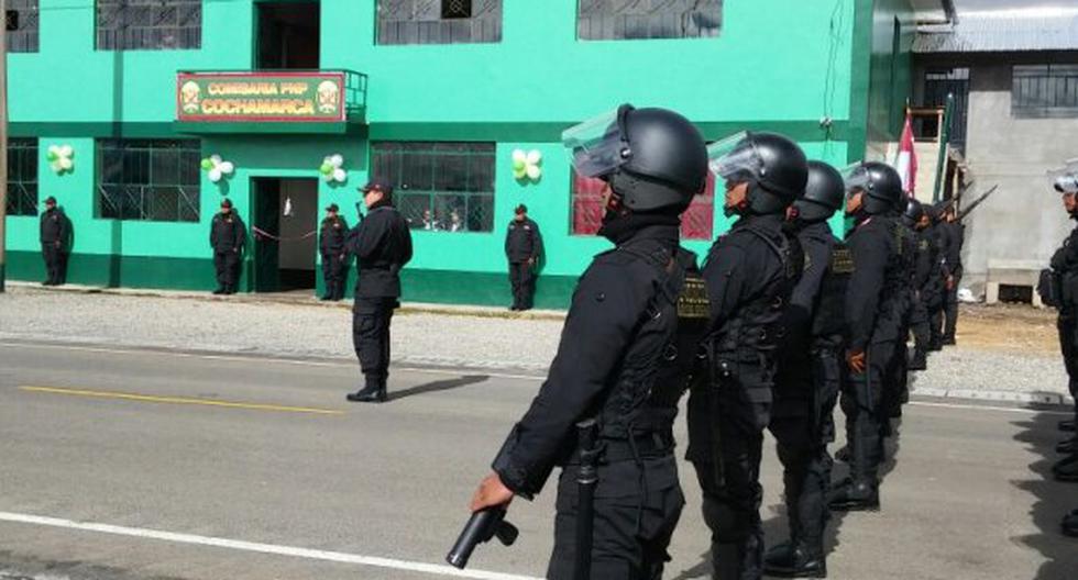 Ministro del Interior inauguró comisaría en Pasco. (Foto: Twitter)