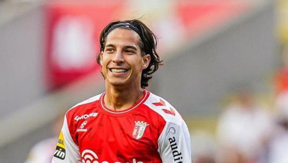 Diego Lainez anotó su primer gol con SC Braga en Portugal. (Foto: EFE)