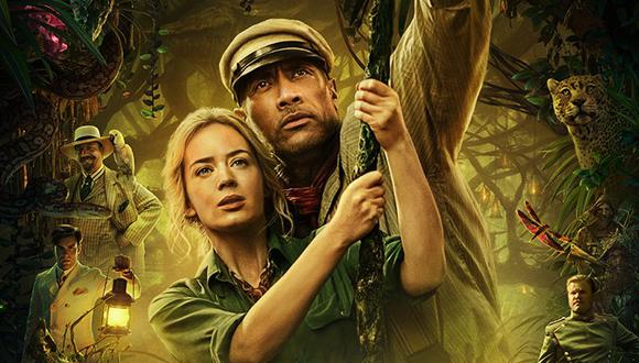 Dwayne Johnson y Emily Blunt son los protagonista de “Jungle Cruise”. (Foto: Disney)