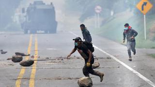 Protesta indígena deja un policía muerto y varios heridos enColombia | FOTOS