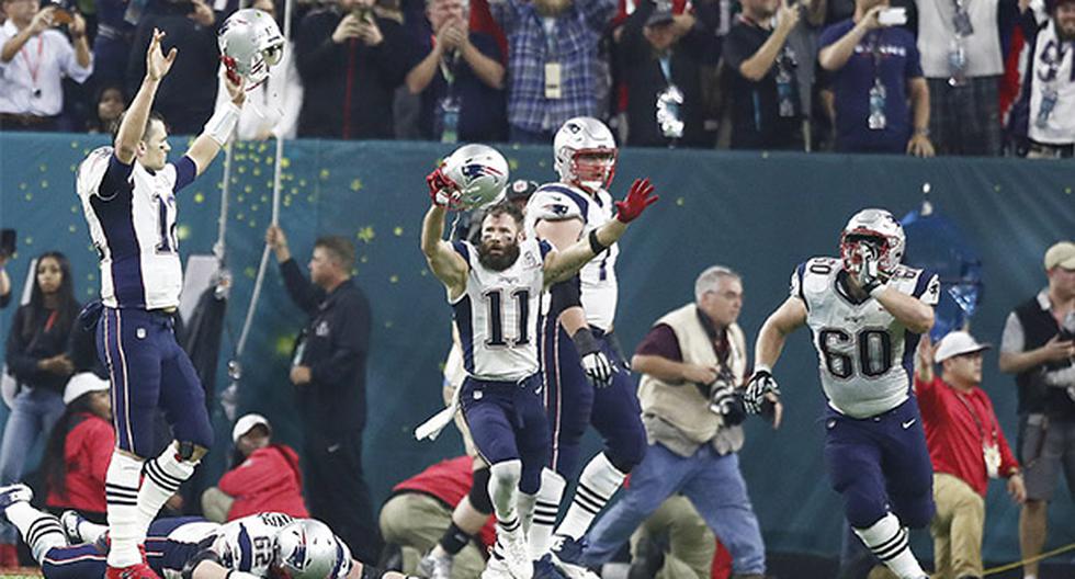 Los Patriots de Nueva Inglaterra consiguieron un espectacular triunfo sobre los Falcons de Atlanta en el Super Bowl 2017. (Foto: EFE)