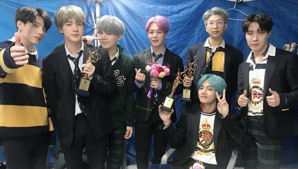 BTS se llevó tres premios en los 28th Seoul Music Awards. (Fuente: Difusión).