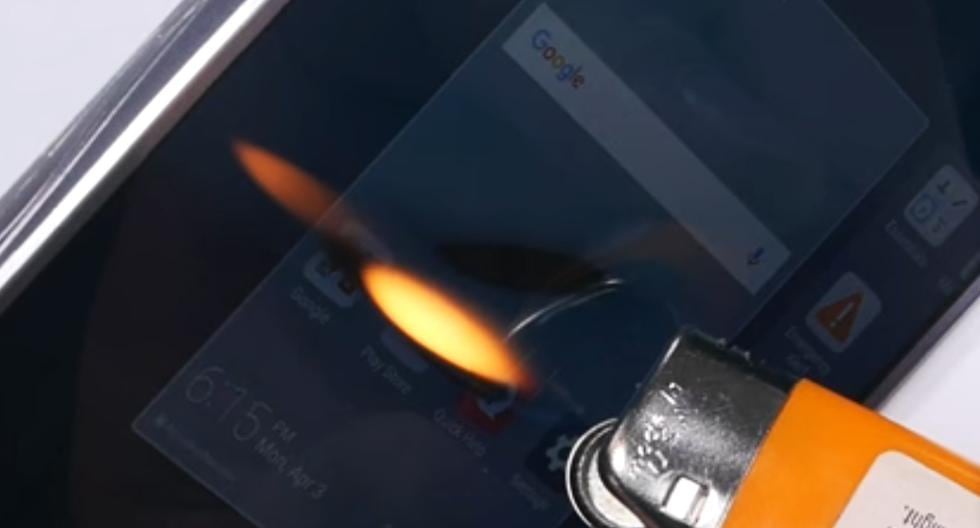Pusieron al fuego el LG G6 y mira lo que le sucedió al último smartphone de la compañía coreana. (Foto: Captura)