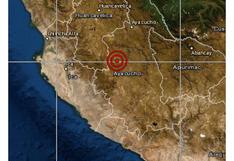 Ayacucho: sismo de magnitud 4,1 se registró en el distrito de Huanca Sancos, señala IGP