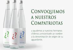 Lanzan peculiar campaña para darle nombre al destilado chileno