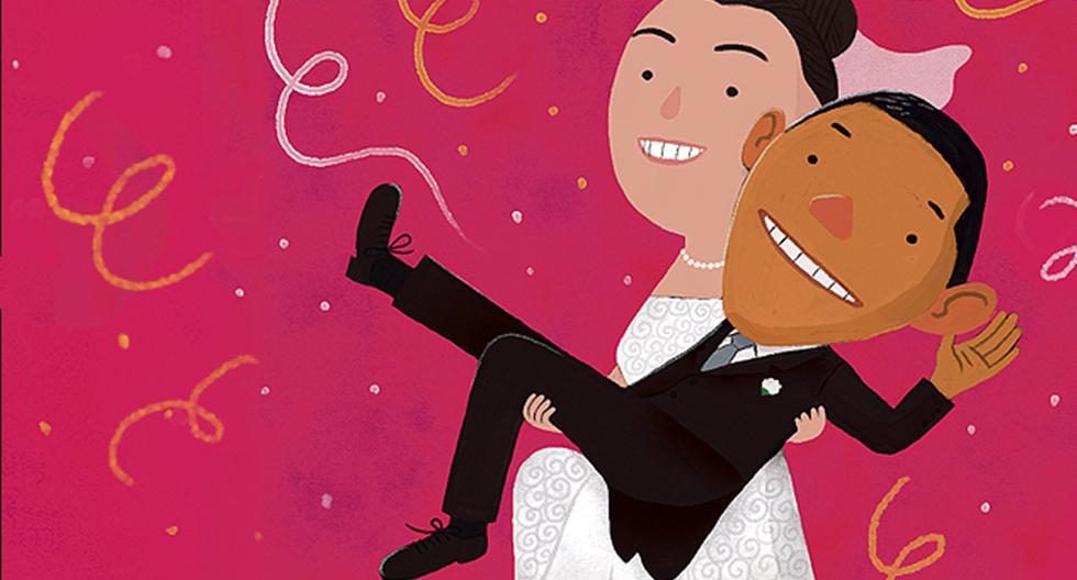 Edison Flores y Ana Siucho: para los sociólogos consultados, la boda de la pareja invierte los estereotipos en la cultura peruana (Ilustación: Víctor Aguilar/ El Comercio)