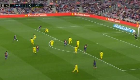 Barcelona vs. Villarreal: el gol de Paulinho tras genial pase de Iniesta | VIDEO
