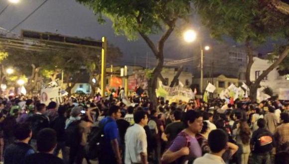 Marcha contra régimen juvenil: detenciones y represión policial