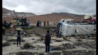 Arequipa: 10 muertos y más de 30 heridos deja el choque frontal entre dos buses interprovinciales