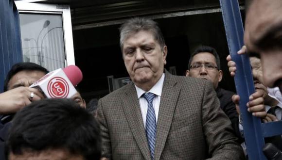 El pedido fiscal para Alan García se conoce el mismo día de su arribo a Lima. (Foto: Mario Zapata / El Comercio)