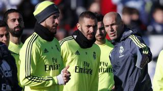 Zidane: ovacionado en primera práctica como técnico del Madrid