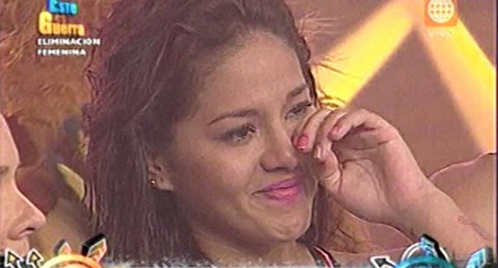 Katy García fue eliminada del reality. (Foto: Captura América TV)