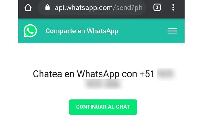 This way you can send messages to everyone without having to add your number to WhatsApp.  (Photo: MAG)