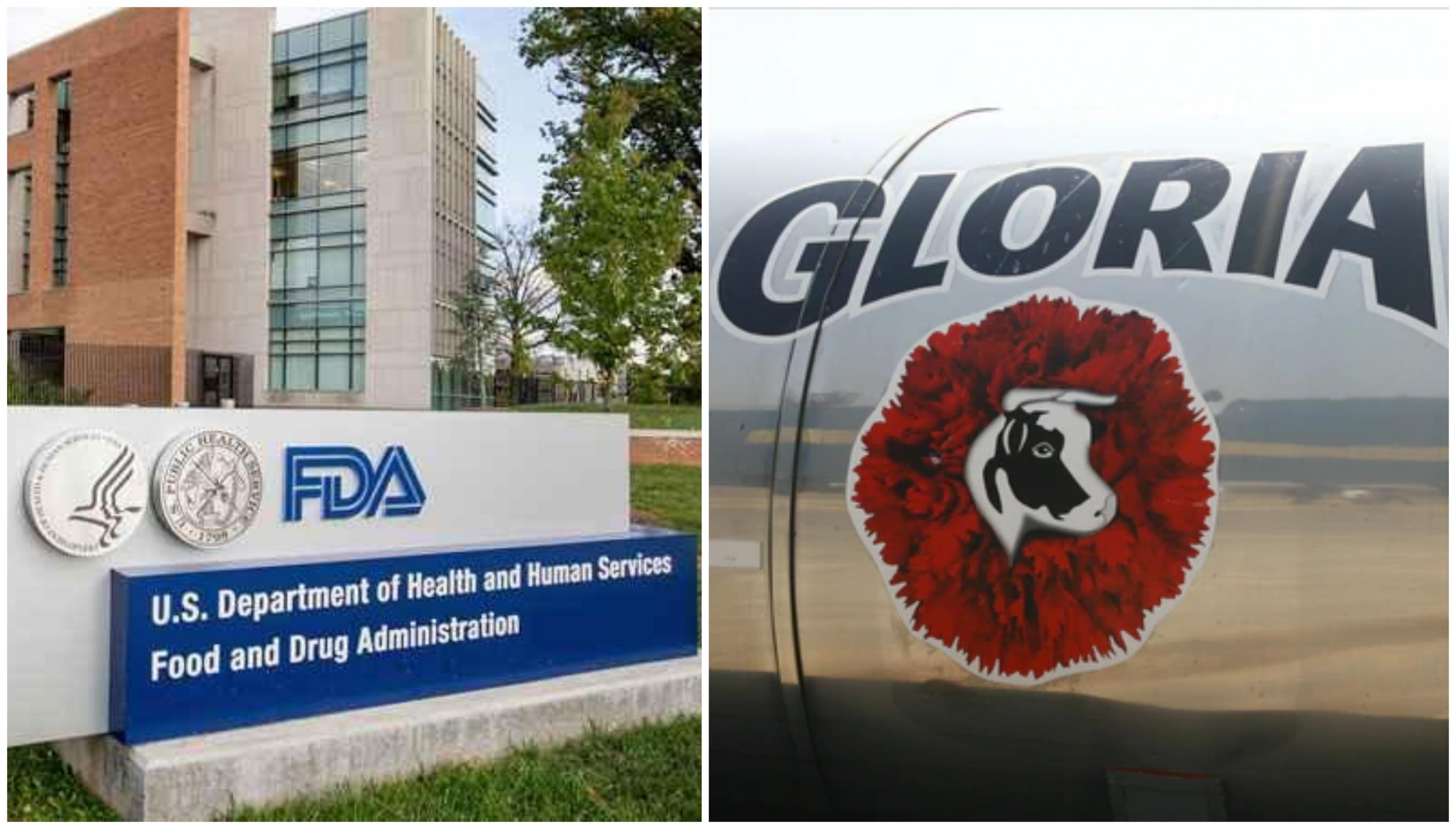 El FDA ha advertido sobre los productos de Gloria, específicamente sobre leche condensada, leche normal, leche bajo en grasa, leche de oveja, leche rellena y leche de imitación.