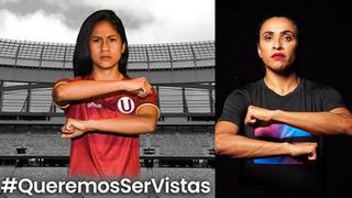 Brasileña Marta se suma a campaña #QueremosSerVistas de futbolistas peruanas