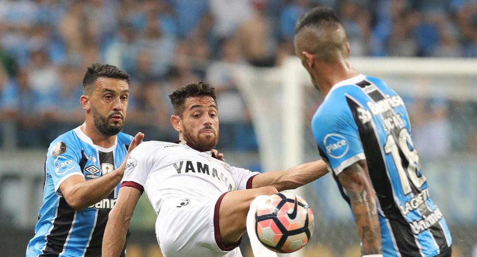Gremio vs Lanús se enfrentaron en Porto Alegre por la final de la Copa Libertadores. (Foto: EFE)