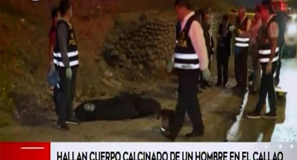 Perú. Vecinos descubren cuerpo calcinado de un hombre en el Callao. (Foto: América Noticias)