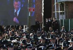 Miles de policías le dan la espalda a alcalde de Nueva York | VIDEO