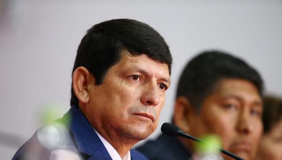 Agustín Lozano asumió como Presidente interino de la Federación de Peruana de Fútbol | Foto: Jesús Saucedo/GEC