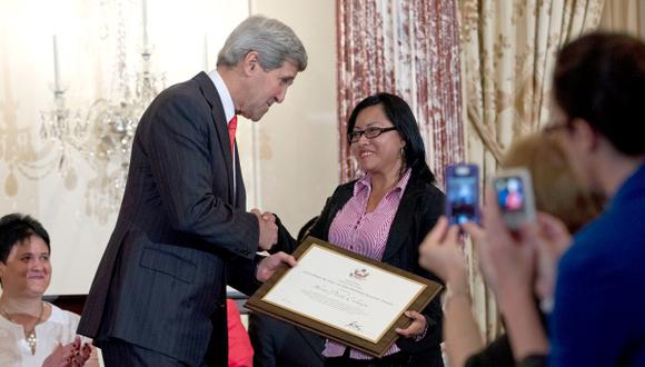 Peruana víctima de trata de personas fue homenajeada por EE.UU.