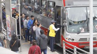 Coronavirus: buses de corredores llevarán solo pasajeros sentados y a máximo 20 de pie  