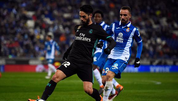 Real Madrid medirá fuerzas ante el Espanyol esta tarde (2:00 pm. EN VIVO ONLINE por ESPN 2) por la fecha 26 de la Liga española. (Foto: AFP)