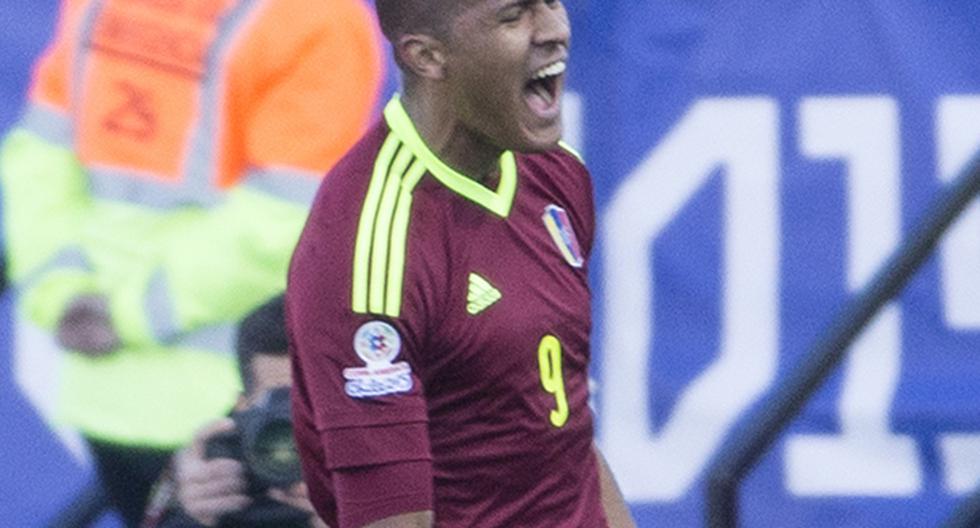 Así fue el gol de Rondón. (Foto: AFP)