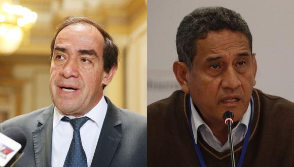 Yonhy Lescano y Mesías Guevara son exintegrantes del partido Acción Popular. (Foto: Andina)