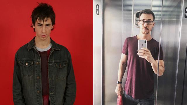 Antes y después de Bruno Pinasco, del elenco de "Esta sociedad". (Fotos: Agencias/ Instagram)