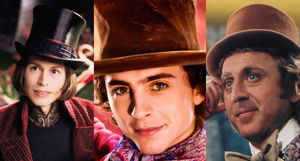 Willy Wonka: parecidos y diferencias entre Johnny Depp y Timothée