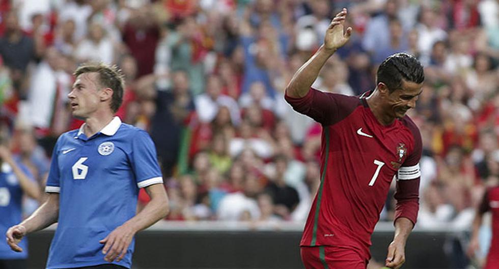 Cristiano Ronaldo marcó doblete en la goleada de Portugal previo a la Eurocopa. (Foto: EFE)