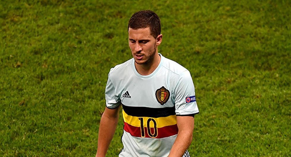 El volante del Chelsea Eden Hazard sufrió una dura lesión en un entrenamiento con la selección de Bélgica. (Foto: Getty Images)