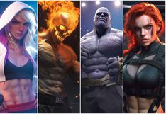 ¿Thanos, Spider-Man y Black Widow en la UFC? Así reimagina la IA a héroes y villanos de Marvel