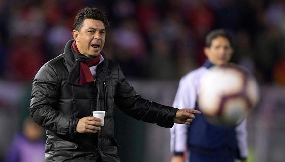 Marcelo Gallardo destacó la labor de su equipo para derrotar a Cerro Porteño. (Foto: AFP)