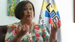 Venezuela: Habla la presidenta del Consejo Nacional Electoral